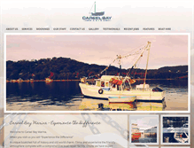 Tablet Screenshot of careelbaymarina.com.au